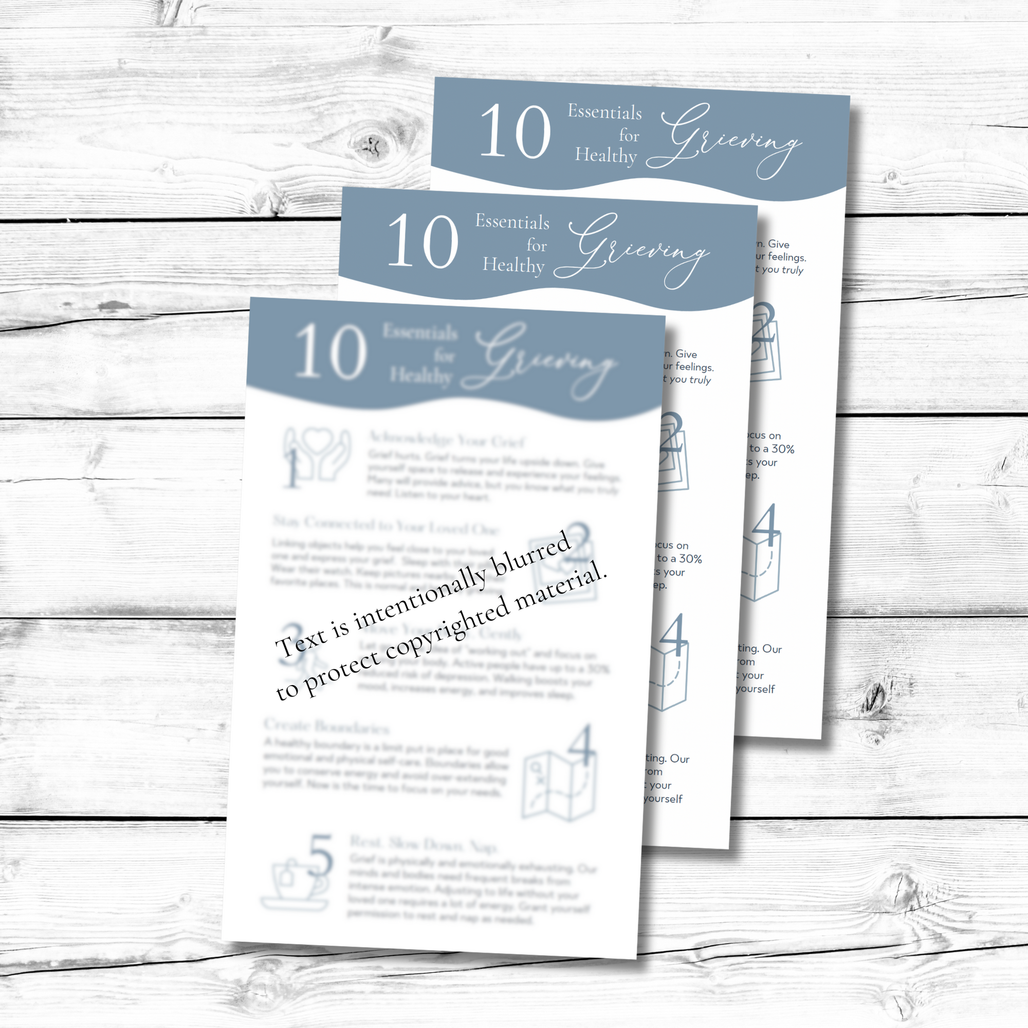 P1008 | The 10 Essentials of Healthy Grieving Pocket Guides