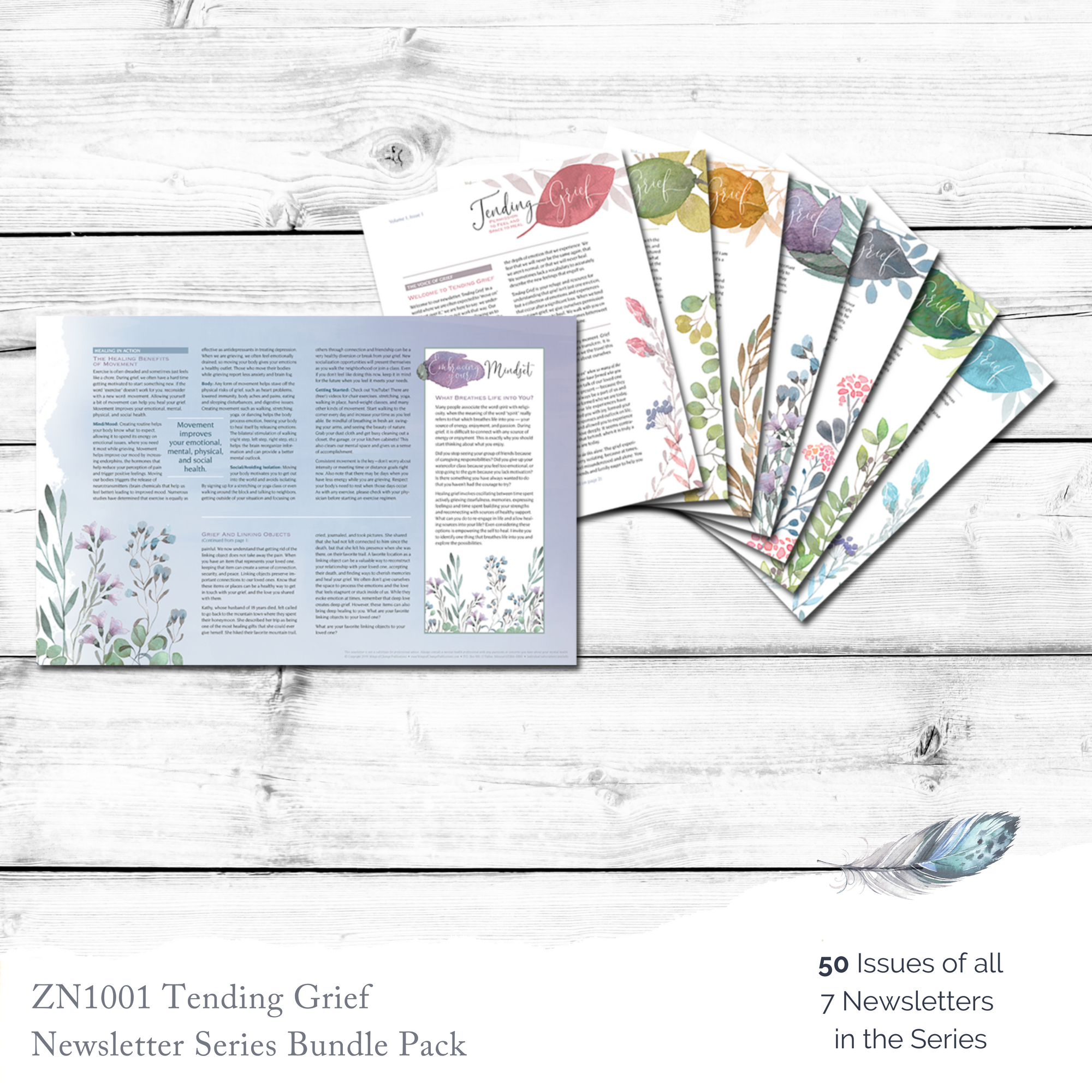 ZN1001 | Tending Grief Newsletter Series Bundle Pack (50 issues of all 7 issues in series)